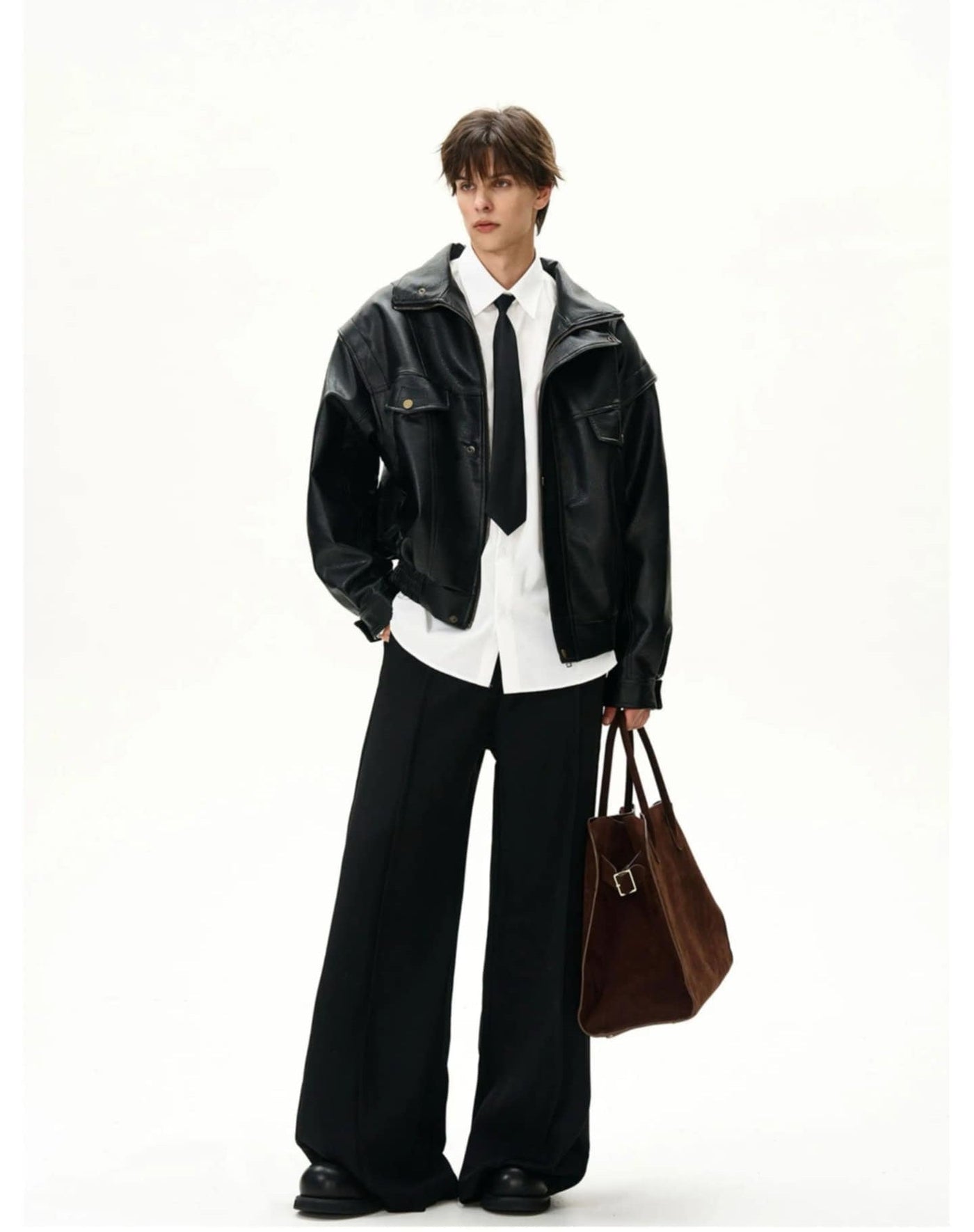 Retro Moto PU Leather Jacket