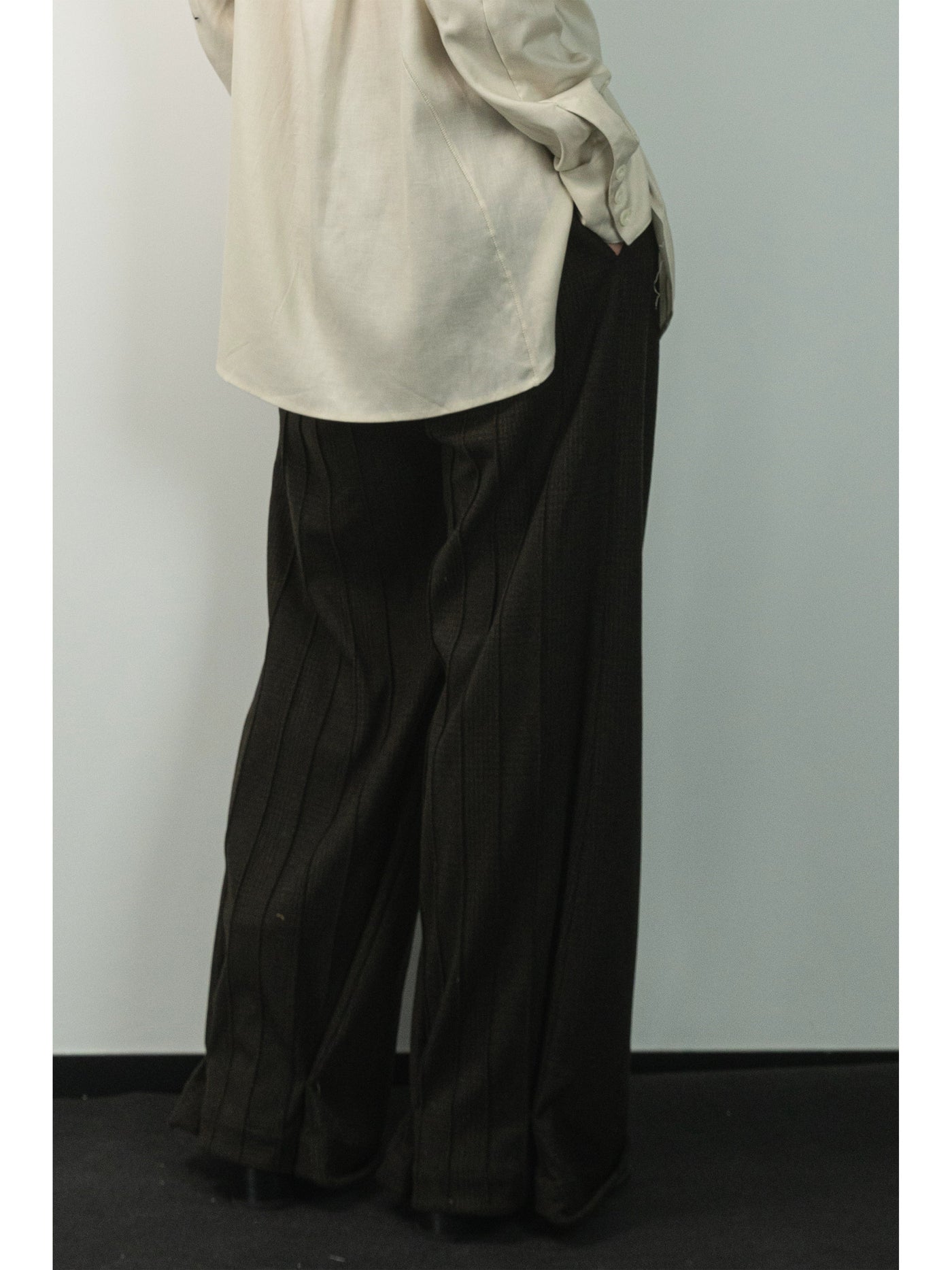 Vintage Pattern Lined Pants