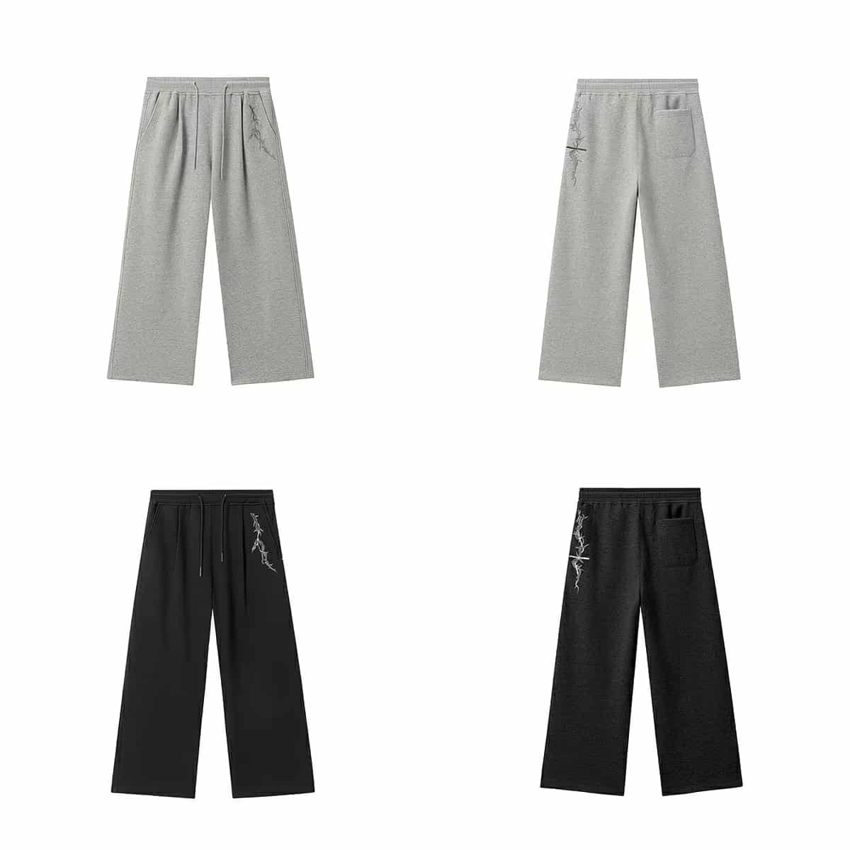 Thorn Graphic Print Hoodie & Drawstring Sweatpants Set
