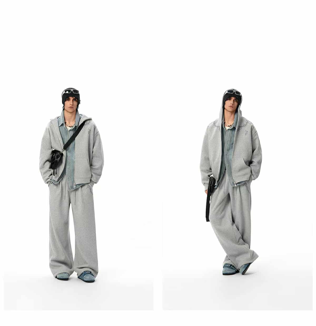 Thorn Graphic Print Hoodie & Drawstring Sweatpants Set