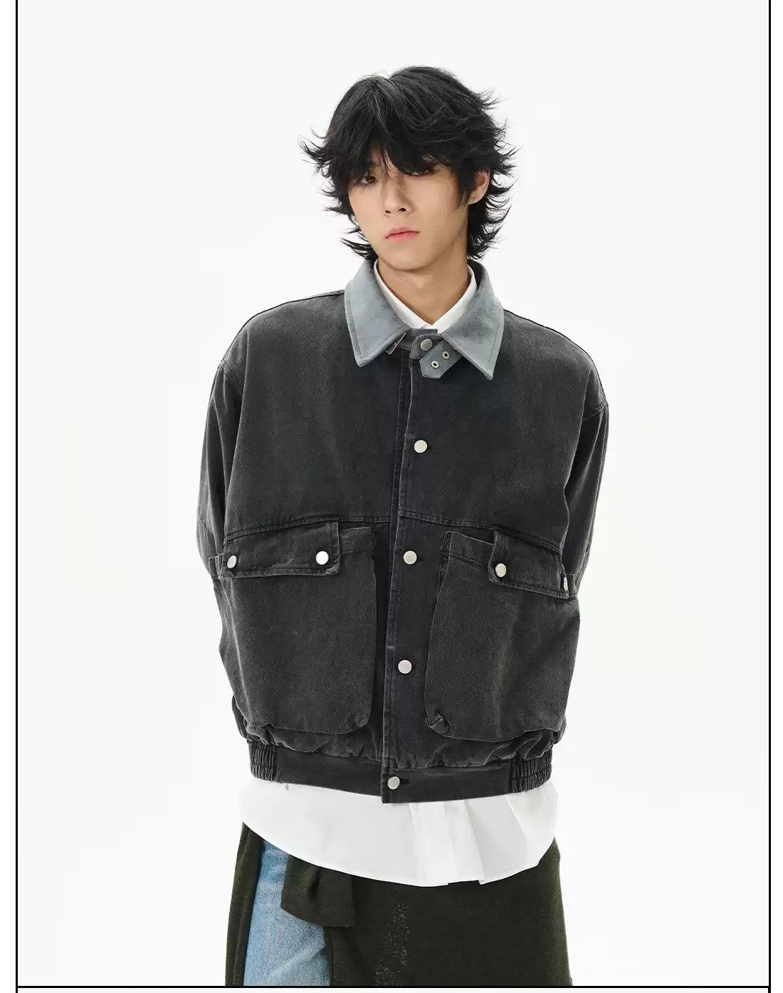 Utility Pocket Lapel Jacket