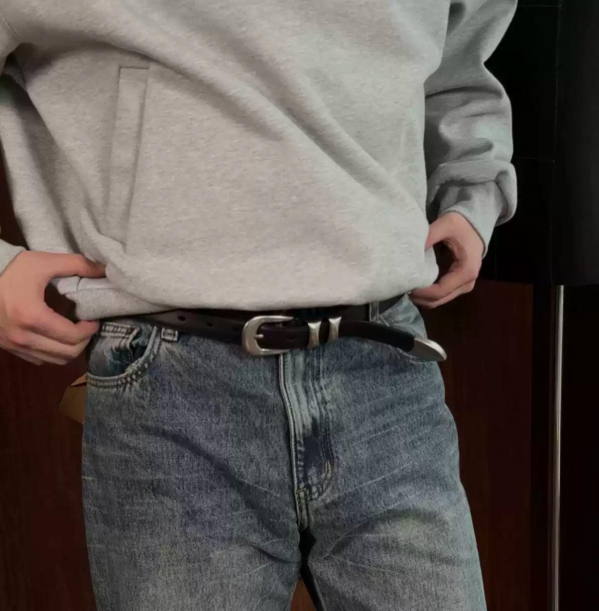 Classic Metal Buckle Belt