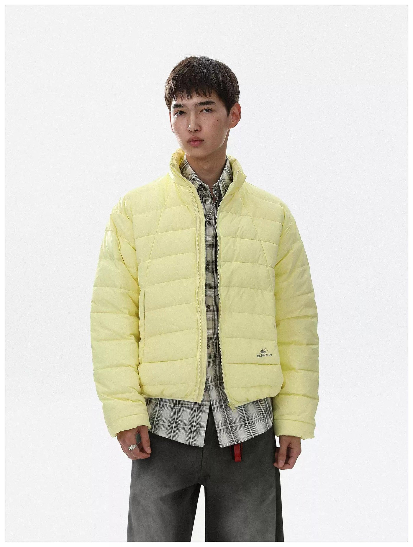 Quilted Stand Collar Down Jacket