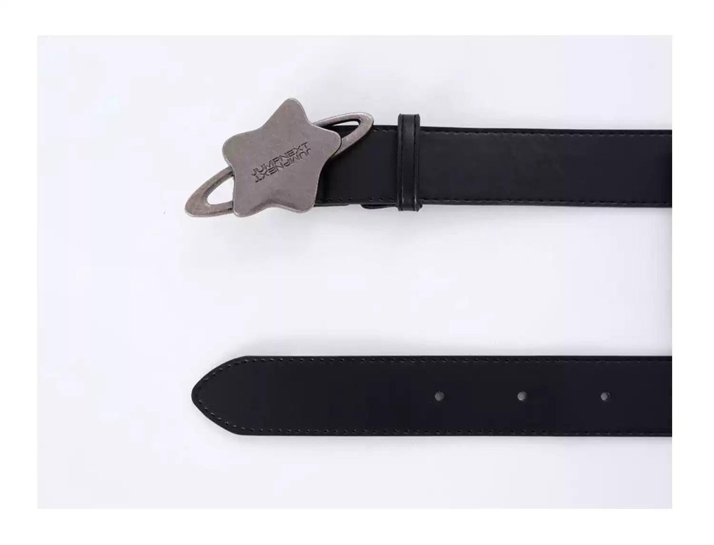 Logo Metallic Buckle Belt