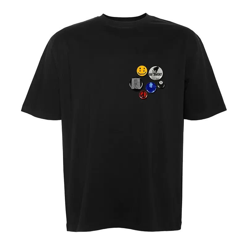 Multiple Pins Detail T-Shirt