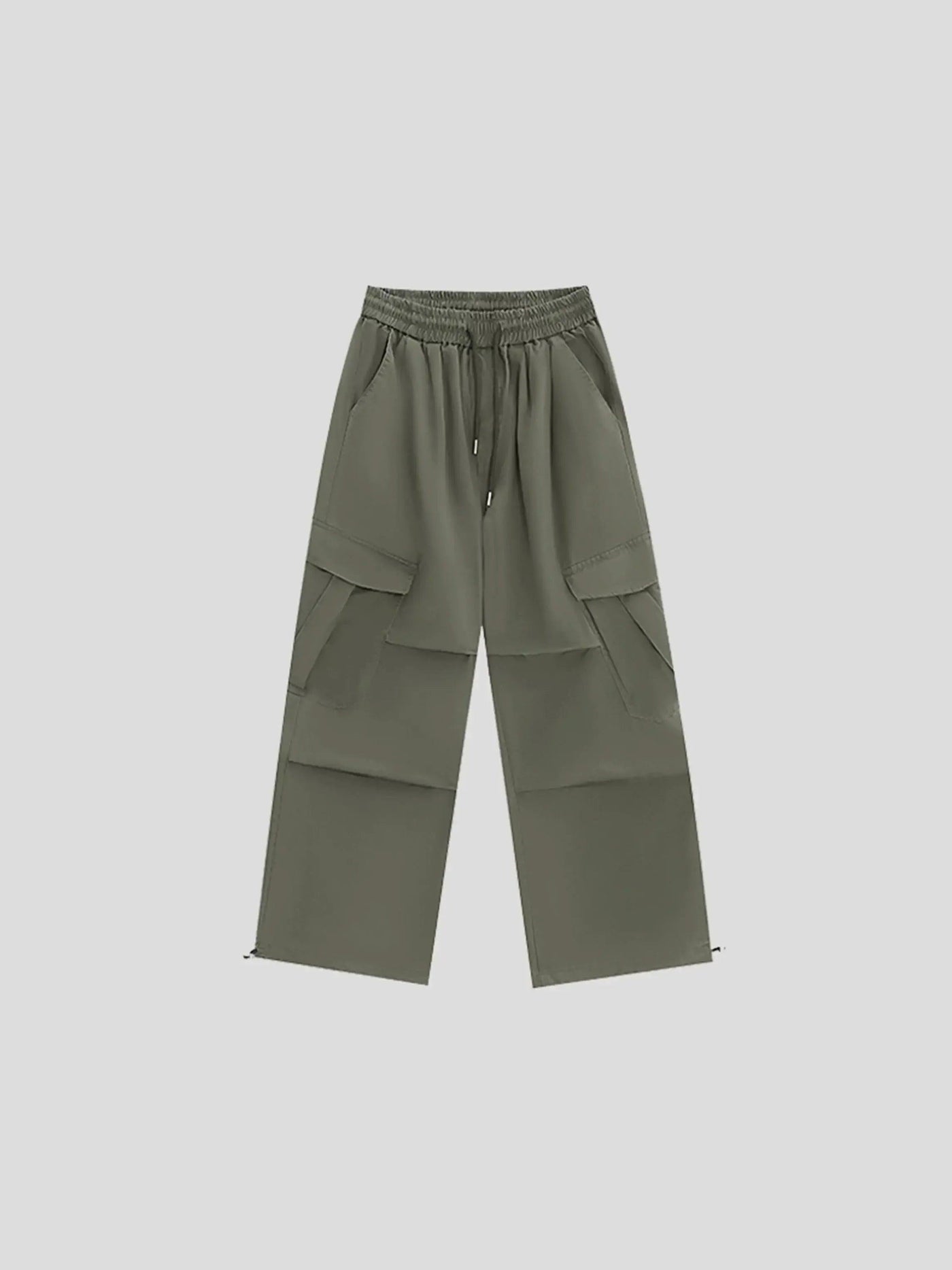 Pleated Multi-Pocket Cargo Pants
