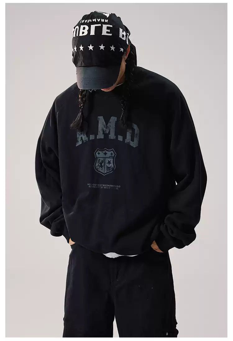 Casual Reversible Camo Crewneck