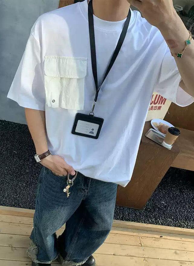 Wide Pocket Loose T-Shirt