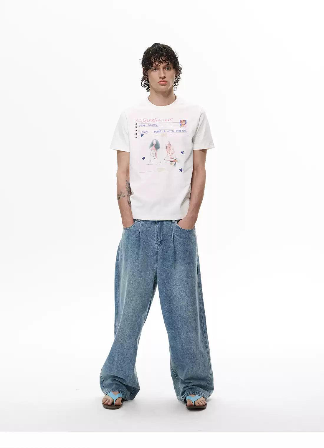Polka Dots Pocket Jeans