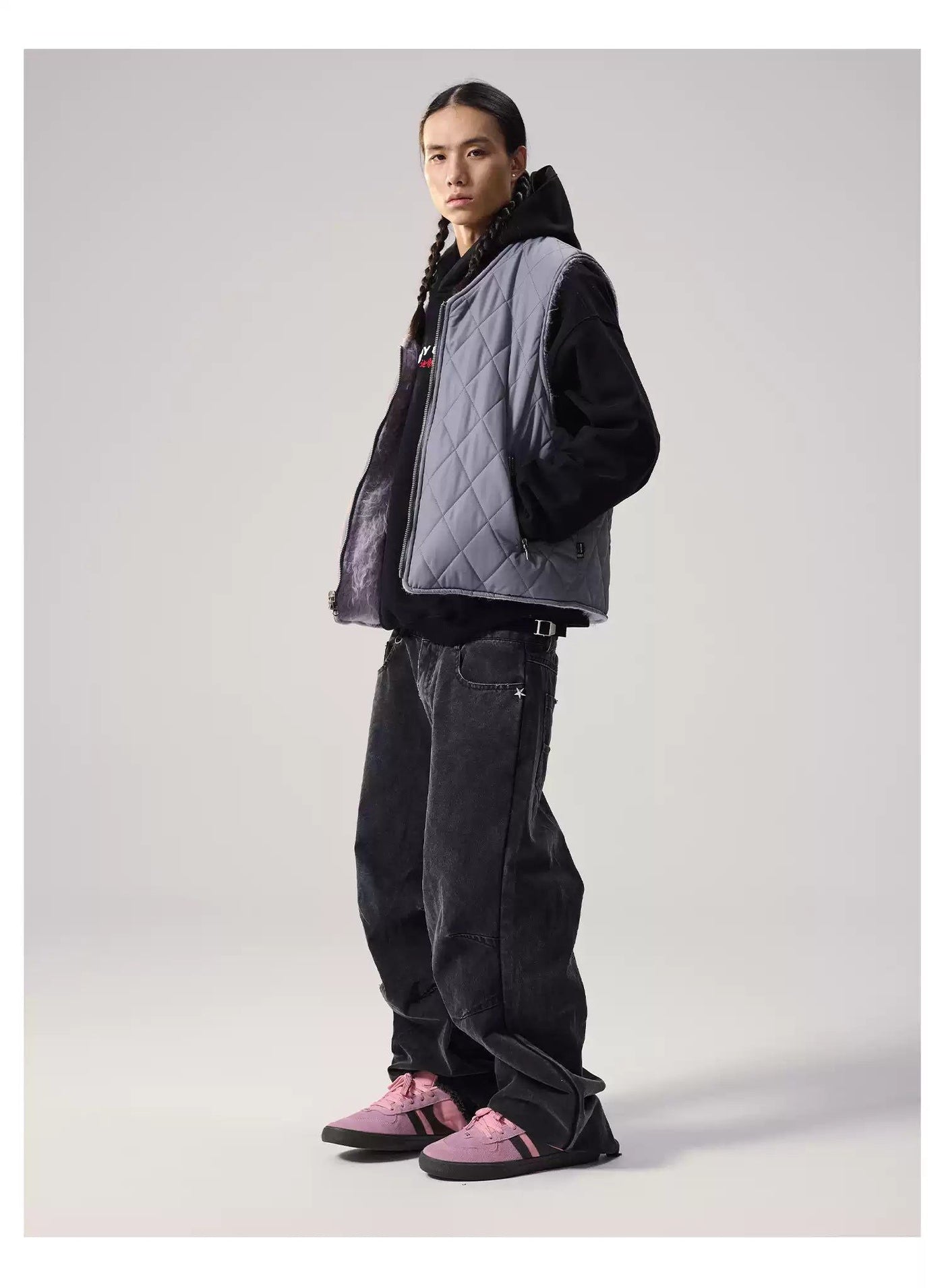 Loose Fit Washed Workwear Jeans