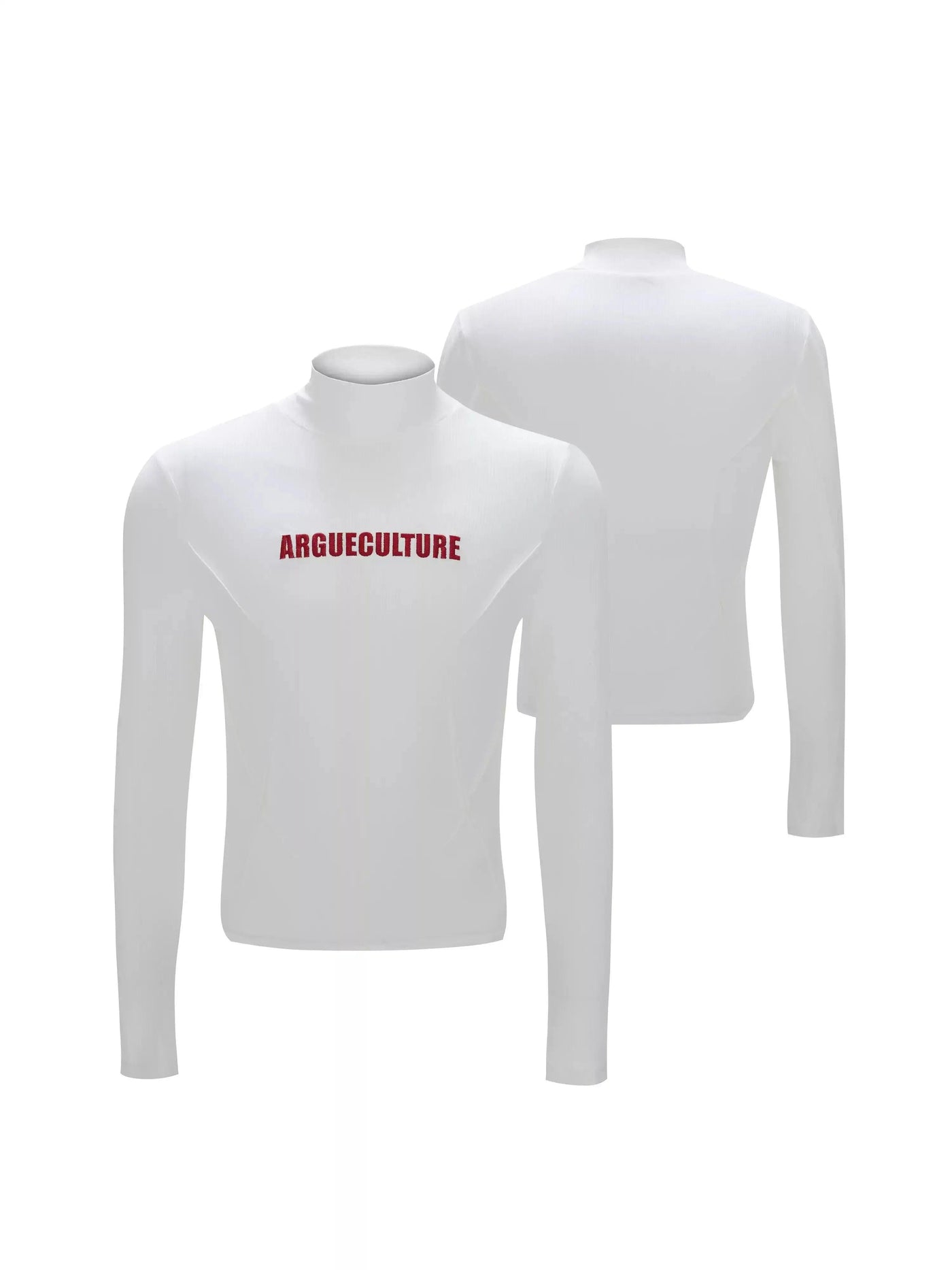 Structured Slim Fit Mockneck