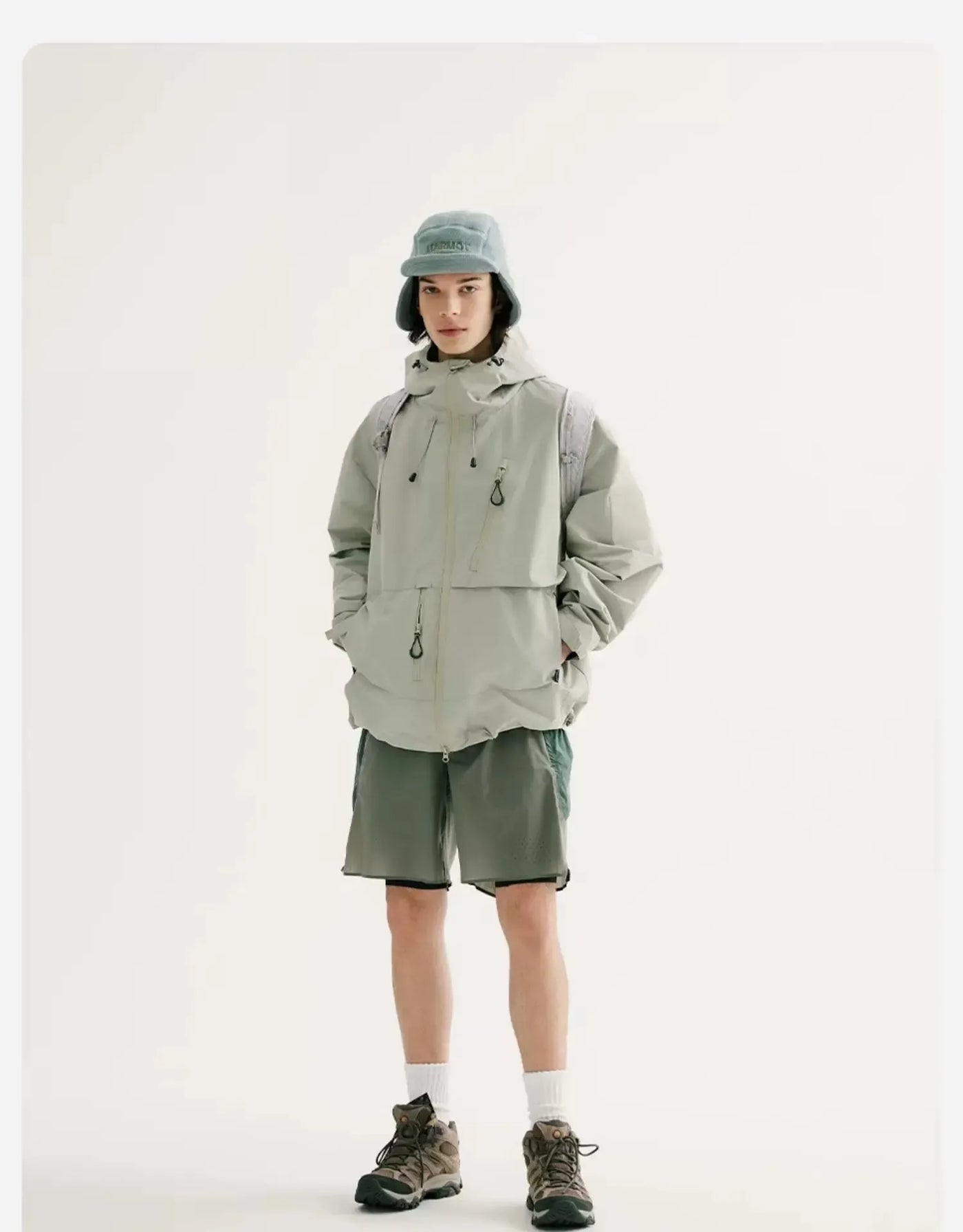 DWR Hooded Windbreaker Jacket