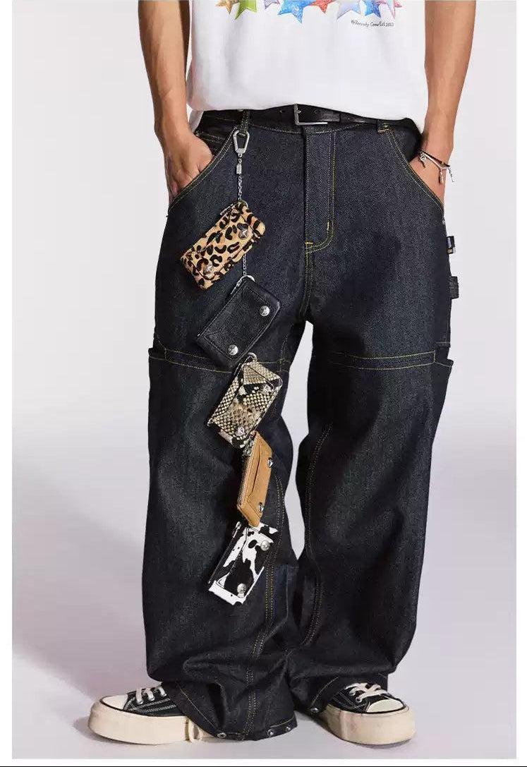 Zipped Wallets Pants Chain