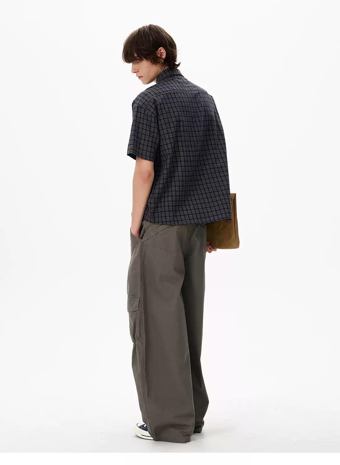Neat Plaid Pattern Shirt
