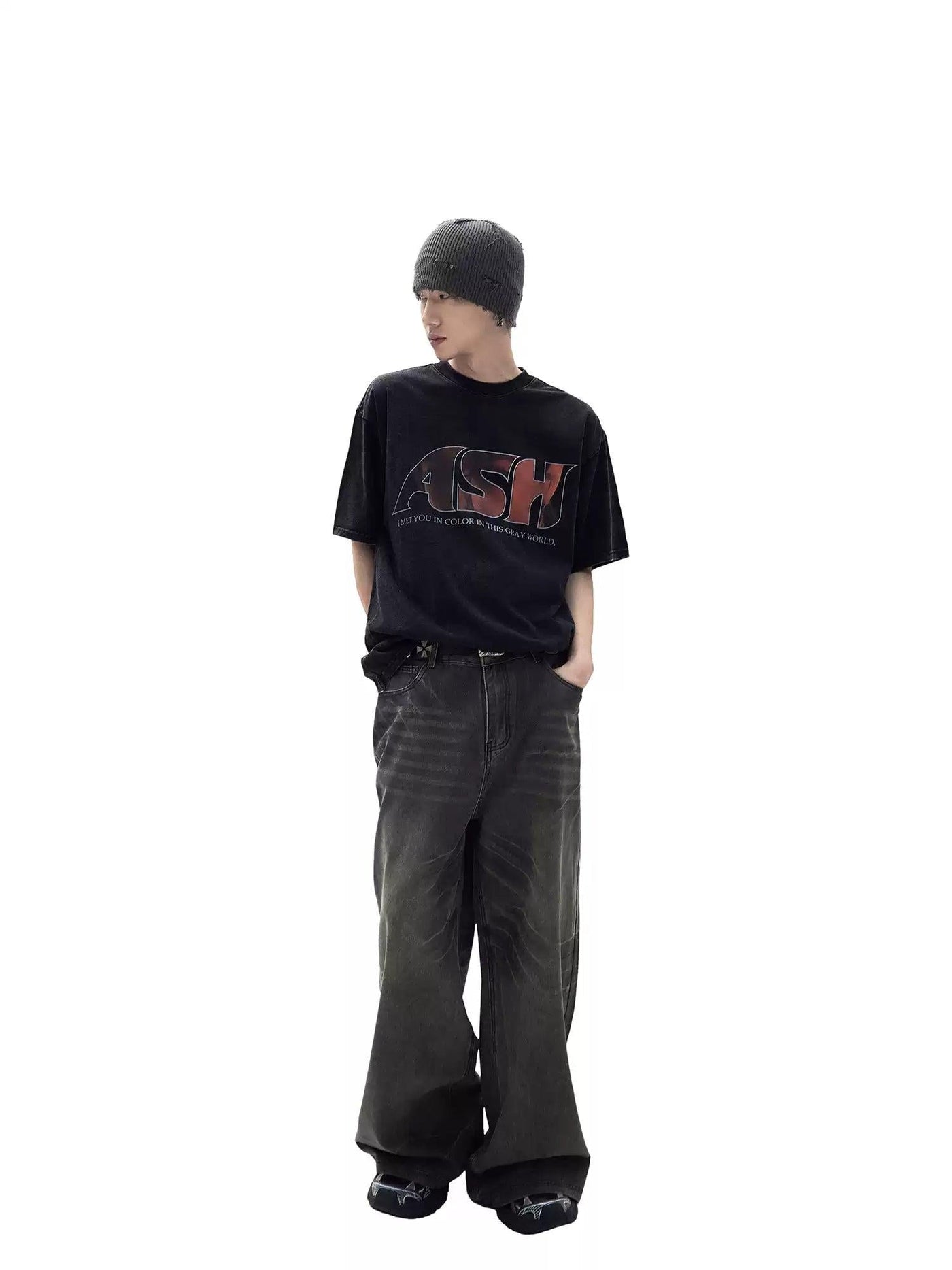 Ash Logo Print T-Shirt