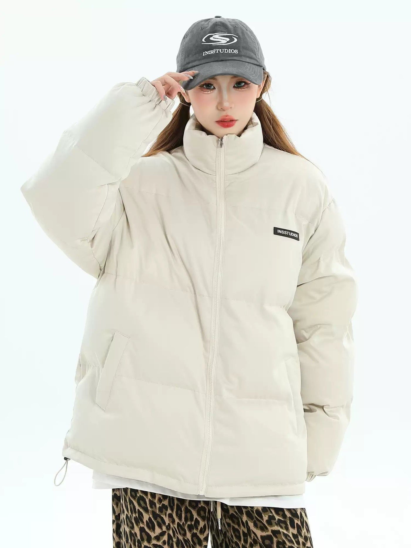 Reversible Zip-Up Puffer Jacket