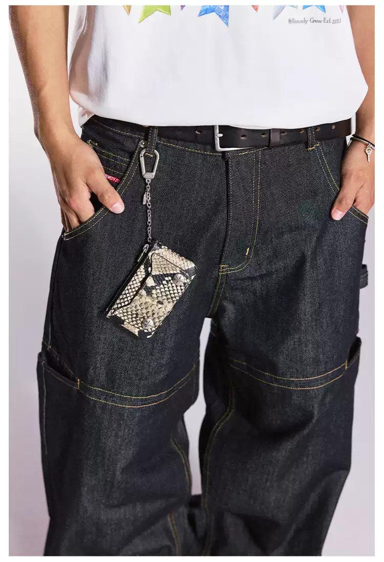 Zipped Wallets Pants Chain
