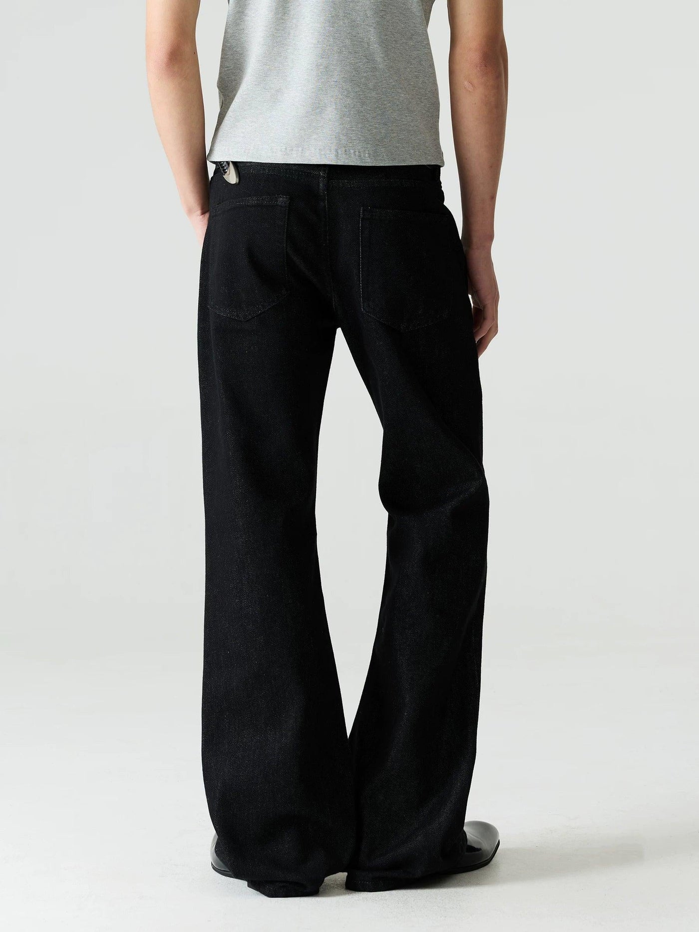 Clean Fit Micro-Flared Jeans