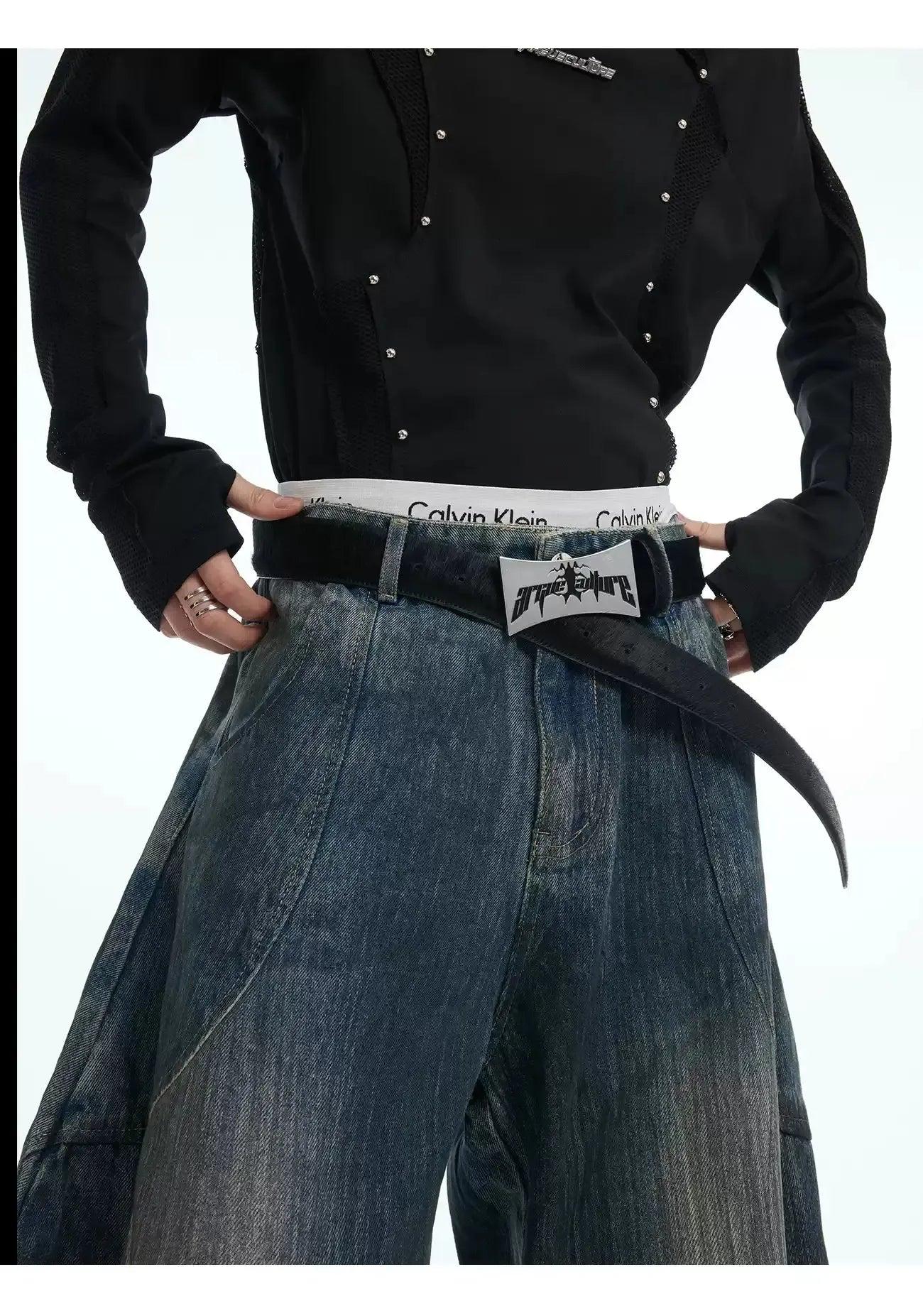 Metallic Logo Belt