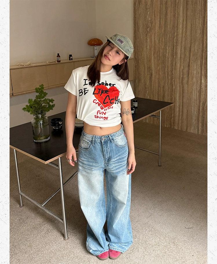 Whiskers Highlight Lines Jeans