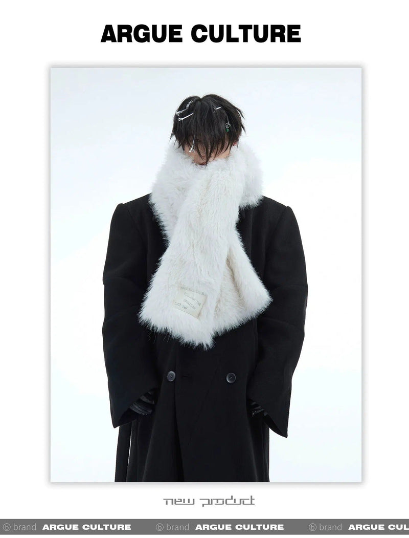 Solid Fur Neck Scarf