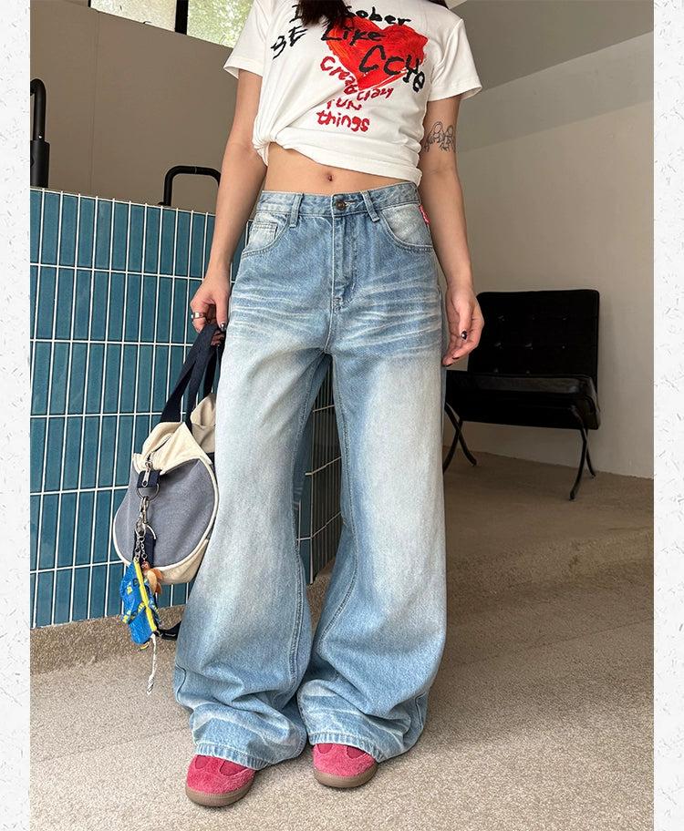 Whiskers Highlight Lines Jeans