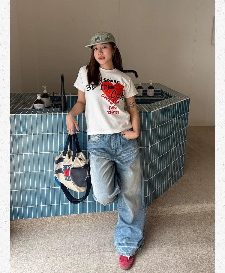 Whiskers Highlight Lines Jeans