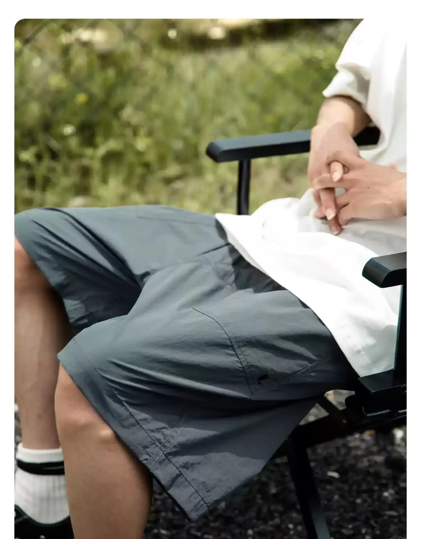 Drawstring Sports Relaxed Fit Shorts