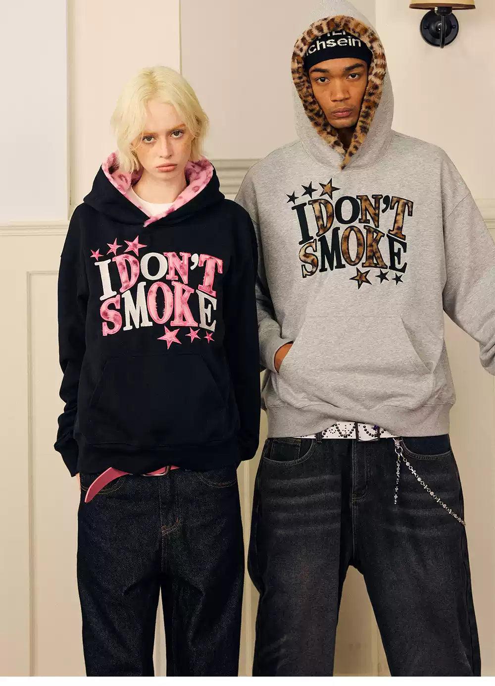 Faux Fur Splice Detailing Hoodie