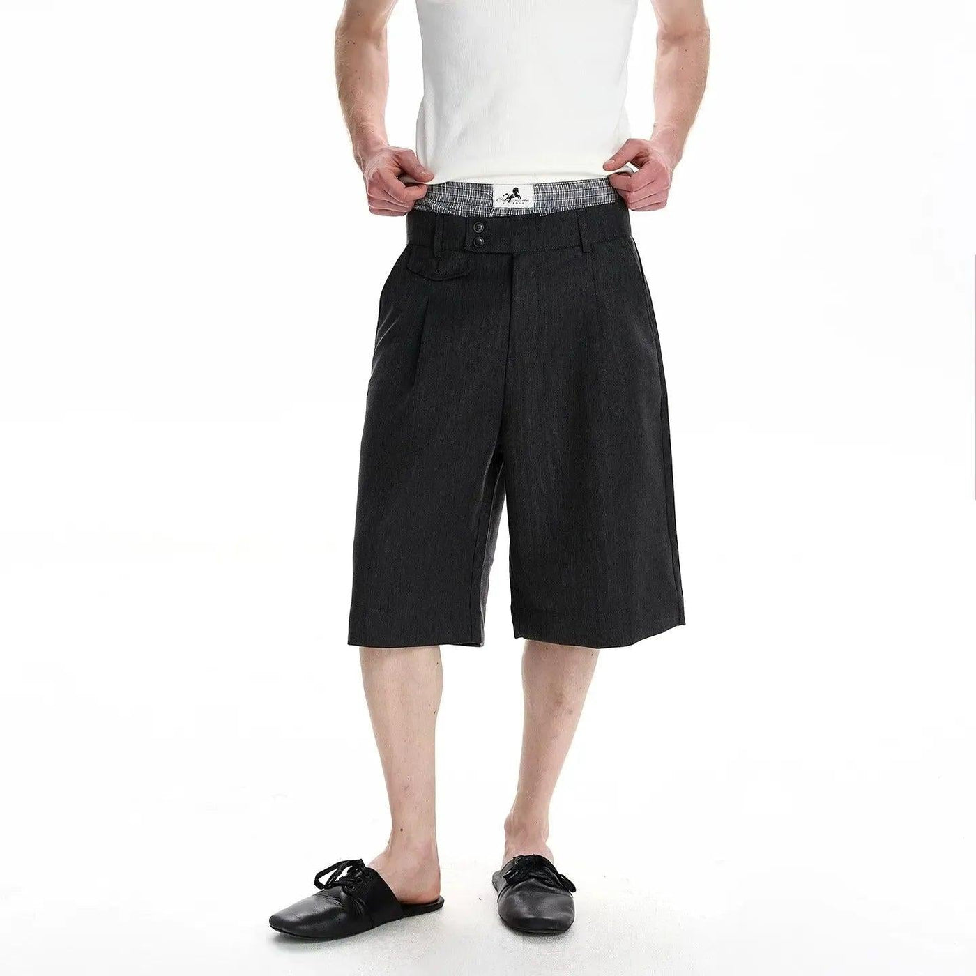 Clean Fit Tailored Shorts