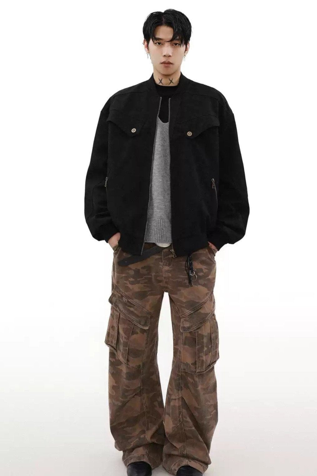 Structured Multi-Zipped Jacket