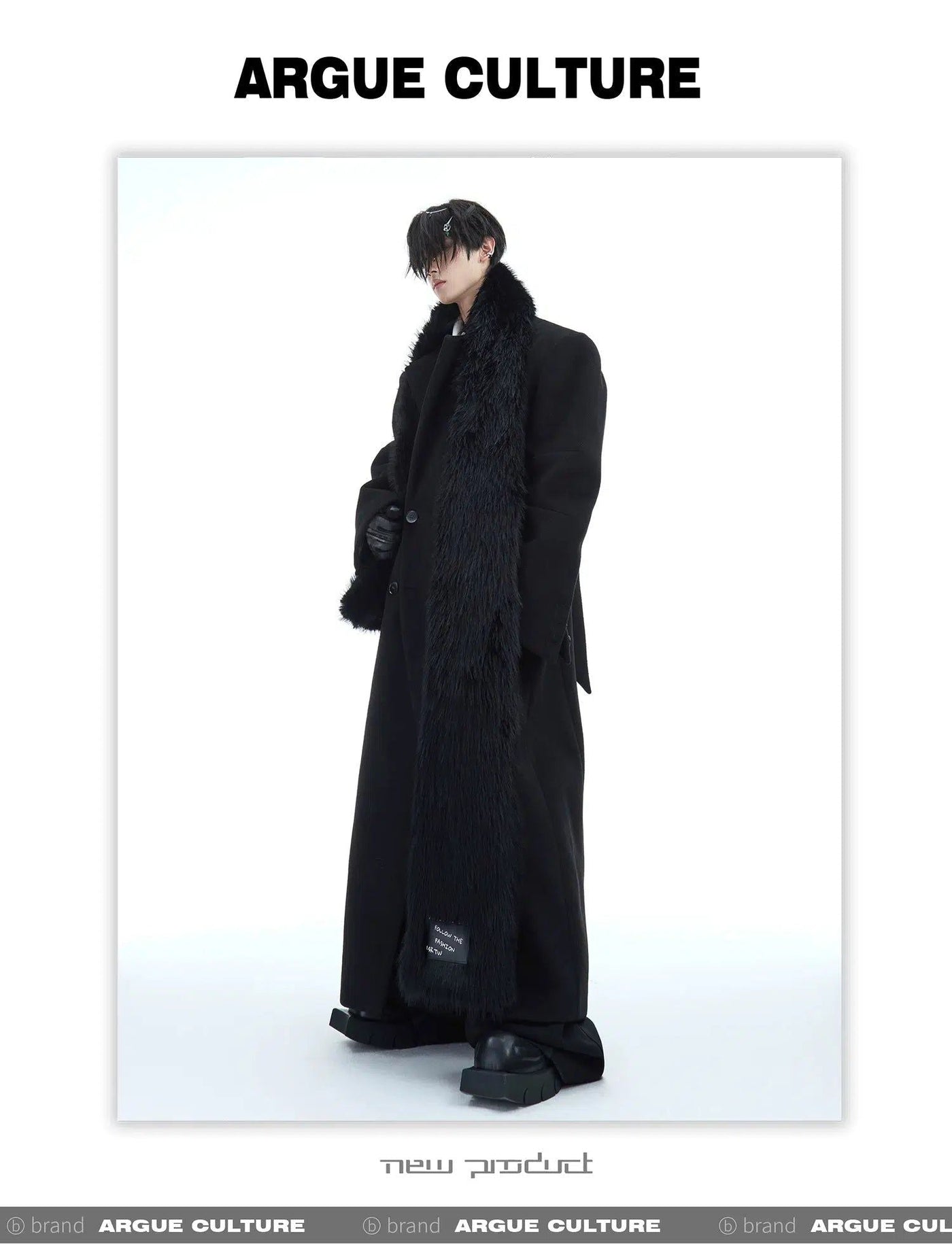 Solid Fur Neck Scarf
