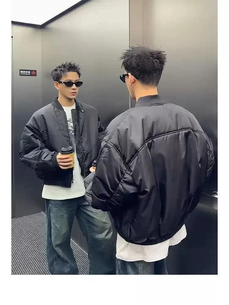 Structured Thick Bomber Jacket