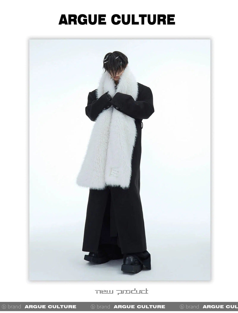 Solid Fur Neck Scarf