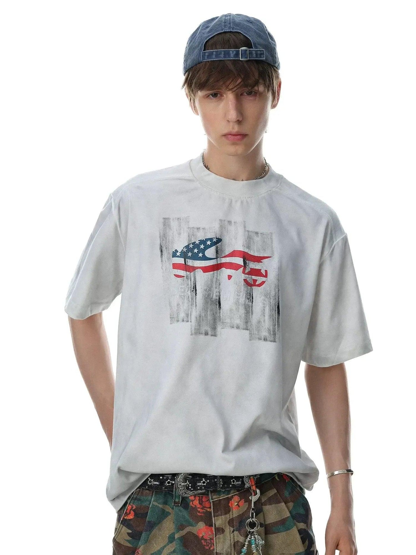 Vintage Graphic Distressed T-Shirt