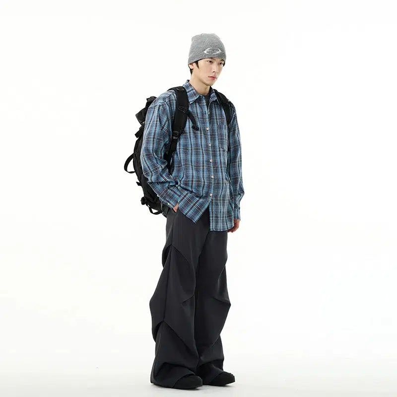 Pleated Loose Fit Pants