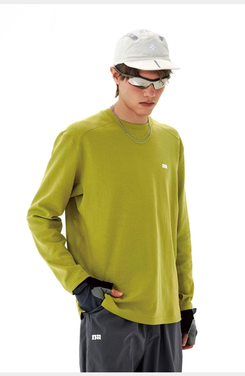 Logo Print Sports Long Sleeve T-Shirt