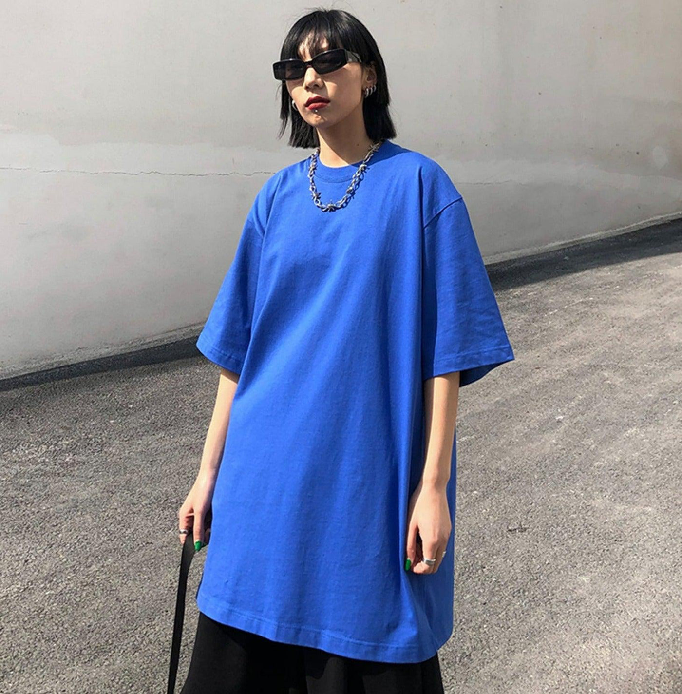 Solid Oversized T-Shirt