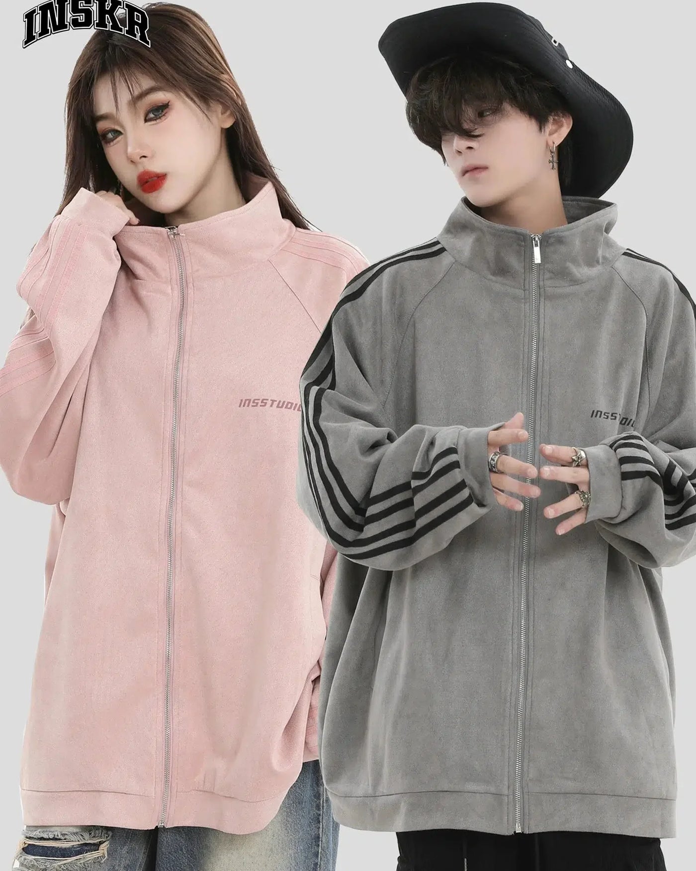 Zip-Up Side Lines Jacket