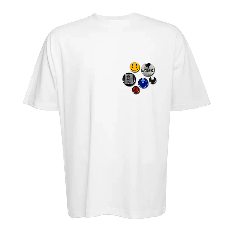 Multiple Pins Detail T-Shirt