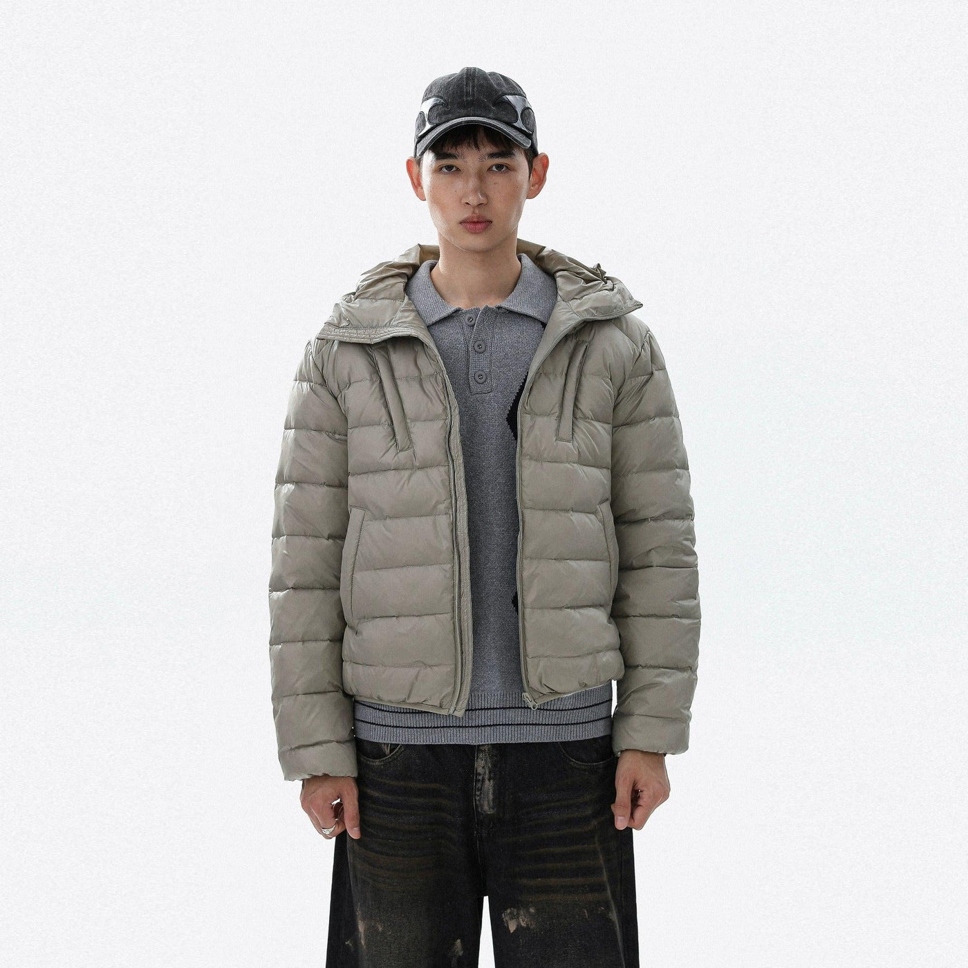 Basic Hooded Down Jacket