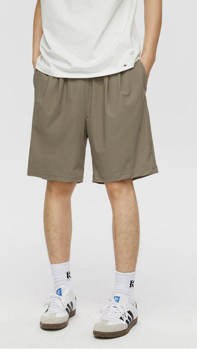 Solid Color Loose Shorts