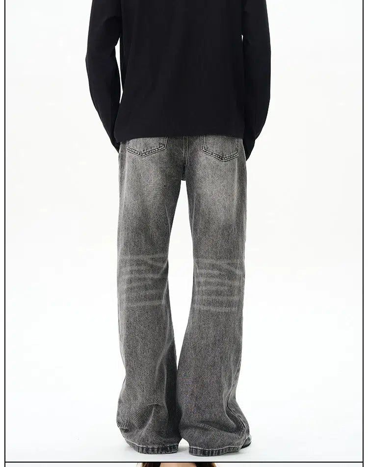 Smoky Wash Flared Jeans