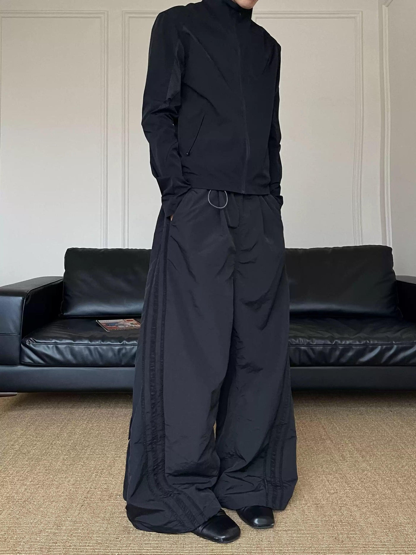 Striped Oversized Track Pants