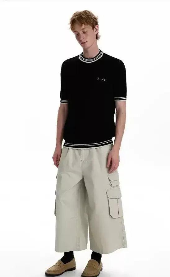 Workwear Wide Cargo Shorts