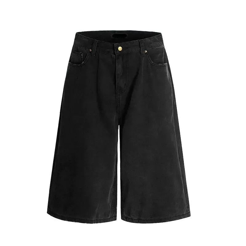 Cropped Wide Leg Shorts