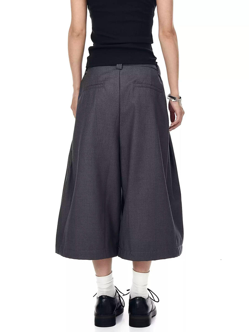 Pleat Cullote Shorts
