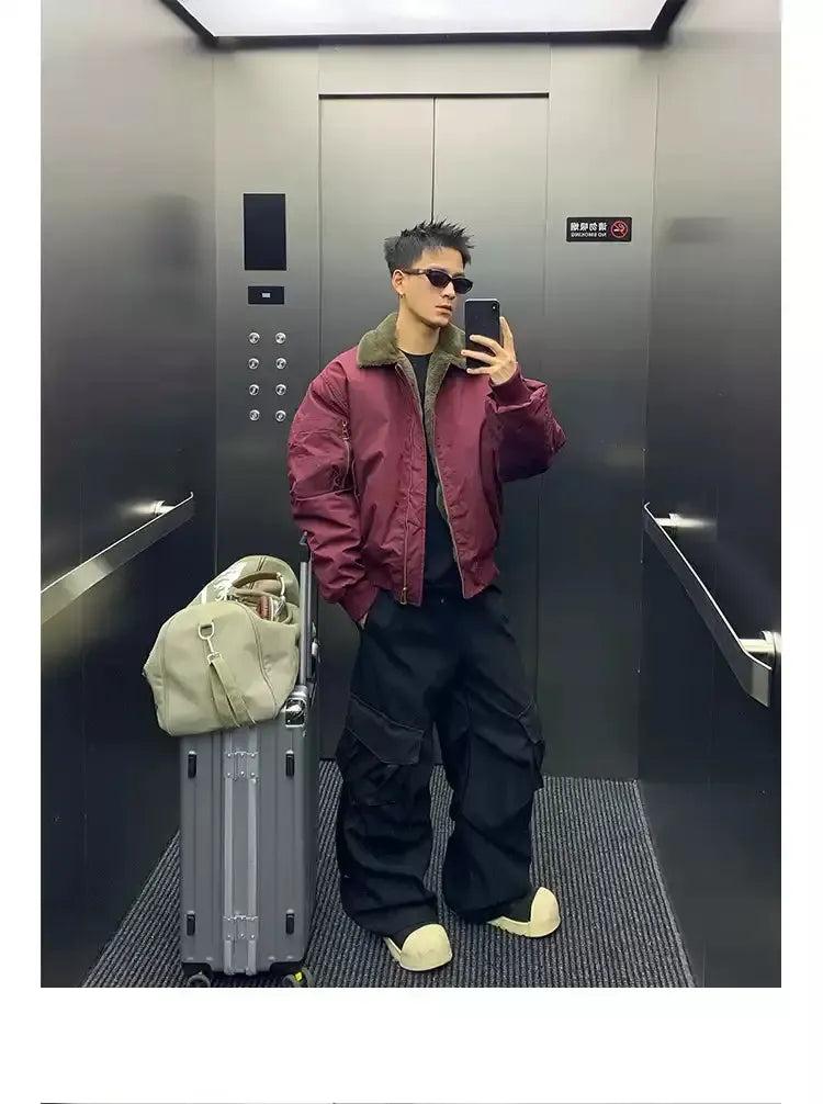 Fleece Lined Bomber Jacket