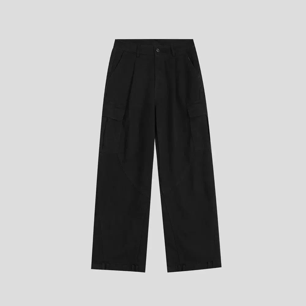 Reversed Waistline Utility Cargo Pants