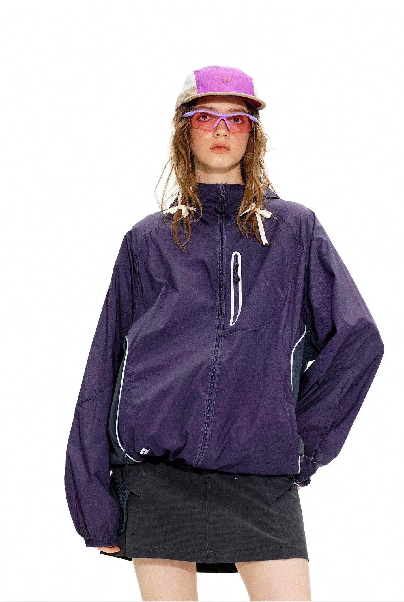 Lightweight UV-Protective Windbreaker Hooded Jacket
